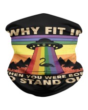 LGBTQ Pride UFO flamingo Neck Gaiter tile