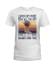 I Cross My Heart Ladies T-Shirt tile