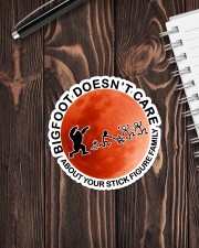 Bigfoot doesn't care Sticker - Single (Vertical) aos-sticker-single-vertical-lifestyle-front-05