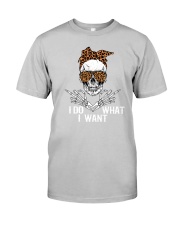Skull i do what i want Classic T-Shirt tile