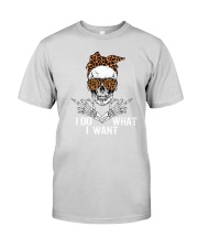 Skull i do what i want Premium Fit Mens Tee tile