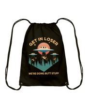 Get In Loser Drawstring Bag tile