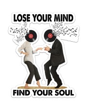 Lose your mind find your soul Sticker - Single (Vertical) front