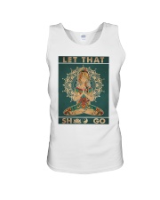 Yoga let that sht go Unisex Tank tile