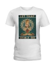 Yoga let that sht go Ladies T-Shirt tile