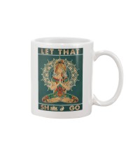 Yoga let that sht go Mug tile