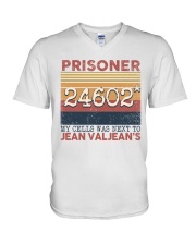 Prisoner 24602 Les Miserables V-Neck T-Shirt tile