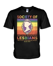 LGBTQ Pride Society Of Obstinate Headstrong Girls V-Neck T-Shirt tile