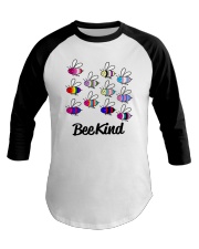 LGBTQ Pride Bee Kind Baseball Tee tile