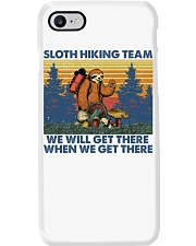 Sloth Mycologist hiking club Phone Case tile