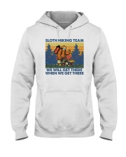 Sloth Mycologist hiking club Hooded Sweatshirt tile