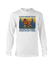Sloth Mycologist hiking club Long Sleeve Tee tile
