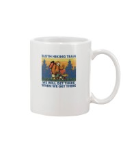 Sloth Mycologist hiking club Mug tile
