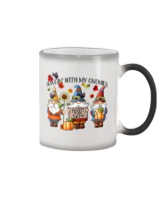 Hangin with my gnomes Color Changing Mug tile