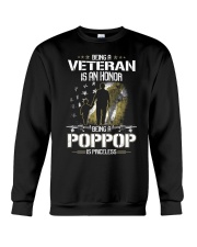 Being a Veteran is an honor Being a Poppop Crewneck Sweatshirt tile