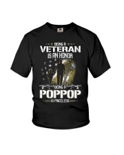 Being a Veteran is an honor Being a Poppop Youth T-Shirt tile