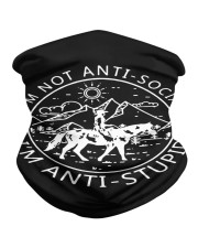 Horse i'm not anti social Neck Gaiter tile