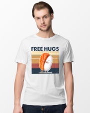 Sushi Fre Hugs Classic T-Shirt lifestyle-mens-crewneck-front-15