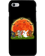 Halloween dabbing dachshund Phone Case tile