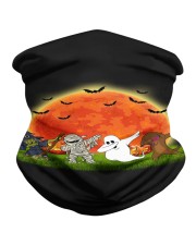 Halloween dabbing dachshund Neck Gaiter tile