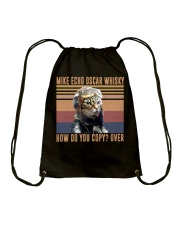 Mike Echo Oscar Whiskey Drawstring Bag tile