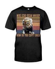 Mike Echo Oscar Whiskey Classic T-Shirt front