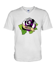 LGBT Rose V-Neck T-Shirt tile