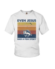 Summer Vintage Even Jesus Had A Fish Story Youth T-Shirt tile
