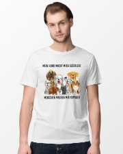 Dogs makes me happy humans make my head hurt Classic T-Shirt lifestyle-mens-crewneck-front-15