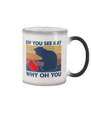 Cat Eff You See Kay Why Oh You Color Changing Mug tile