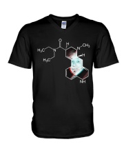 LSD Psychedelic Albert Einstein V-Neck T-Shirt tile