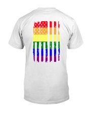 LGBT Liberty And Justice For All Classic T-Shirt back