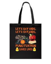 Punctuation save life Tote Bag tile