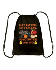 Punctuation save life Drawstring Bag tile