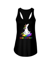 Unicorn Nama Stay Gay Namaste LGBT Ladies Flowy Tank tile