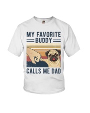 My Favorite Buddy Calls Me Dad Youth T-Shirt tile