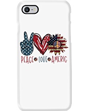Peace Love America Phone Case tile