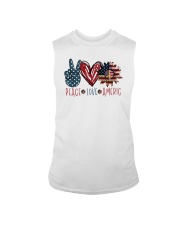 Peace Love America Sleeveless Tee tile