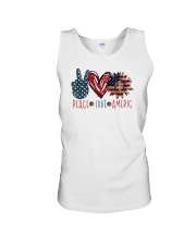 Peace Love America Unisex Tank tile