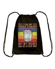I Like My Vodka Straight Drawstring Bag tile