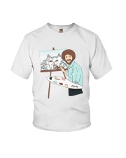 Woman Books and Yarn Youth T-Shirt tile