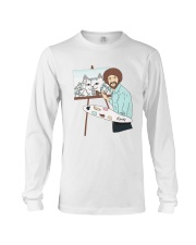 Woman Books and Yarn Long Sleeve Tee tile