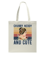 Chubby Nerdy and Cute Tote Bag tile