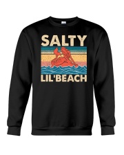Mermaid salty lil' beach Crewneck Sweatshirt tile