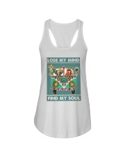 Hippie lose my mind find my soul Ladies Flowy Tank tile