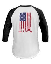 Independence Day Carpenter Flag Baseball Tee tile
