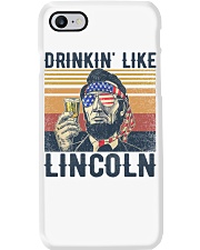 USA flag Drinkin' like Lincoln Phone Case tile