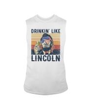 USA flag Drinkin' like Lincoln Sleeveless Tee tile