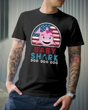 Vintage Babygirl shark doo Classic T-Shirt lifestyle-mens-crewneck-front-6