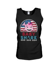 Vintage Babygirl shark doo Unisex Tank tile